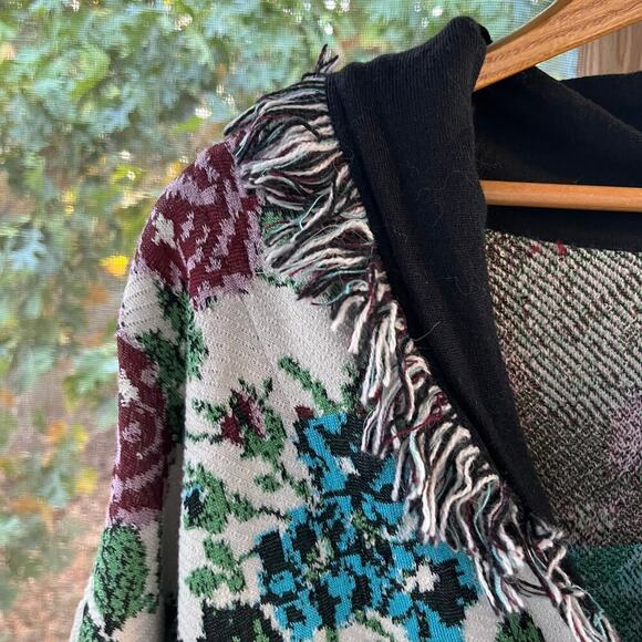 Anthropologie AldoMartins Floral Intarsia Cardigan Size XS. NEW - Picture 7 of 12